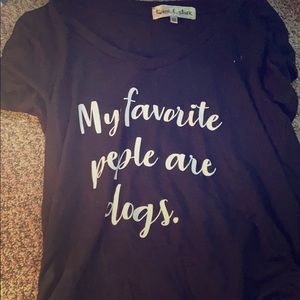 My favorite people are dogs shirt